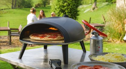 Four a pizza a gaz Delivita Diavolo bleu chez Barbecue and co_1